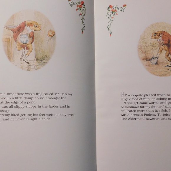 BEATRIX POTTER JUMBO STORY BOOKS SQUIRREL NUTKIN PUDDLE DUCK MR. JEREMY FISHER - Picture 9 of 11